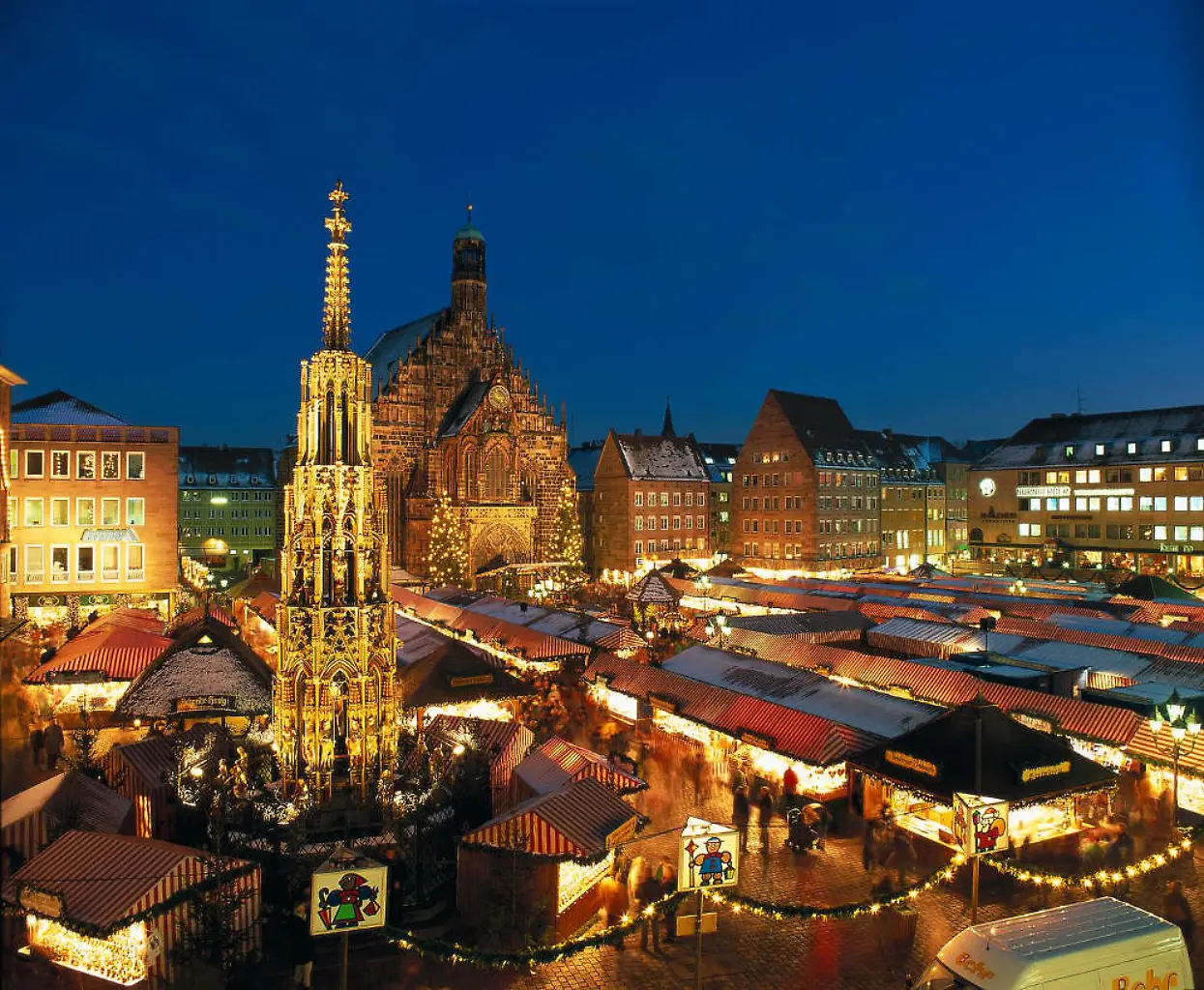 Bild: Der Christkindlmarkt in Nürnberg
